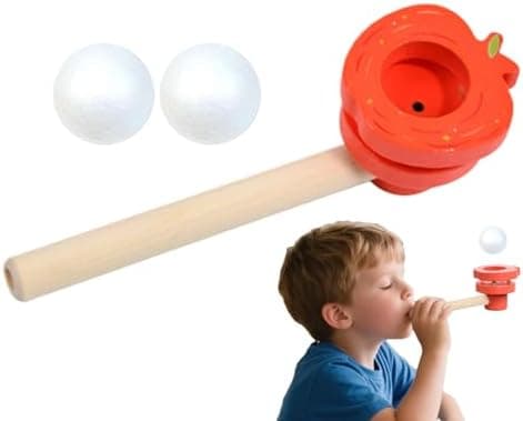Schwebender Ball Spiel - Balance Schwebende Bälle Blas Spielzeug für Kinder | Ergonomischer Lernspaß beim Kindergeburtst