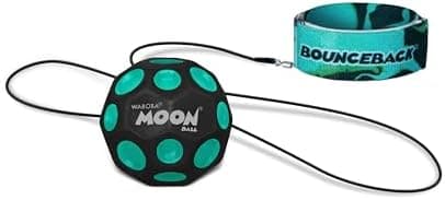 Waboba Bounceback x Returning Moon Ball - Leicht zu Greifen, Einheitsgröße - Gelb 60 mm