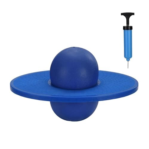 Relaxdays Pogo Ball für Kinder bis 100 kg, Outdoor Hüpfspielzeug mit Balance-Funktion, grün - HBT 25x39x28 cm