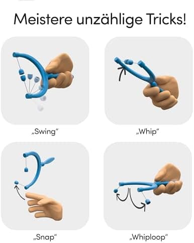 MagFlip: Patentsicheres Schwebebegriffsspiel für Kinder & Erwachsene - 50+ Tricks - Made in Germany