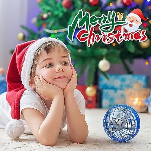 Airabc Magic Flying Orb Ball - Handsteuerbarer Schwebender Ball mit LED-Licht und Flyendes Spinner-Gerät für Kinder - In