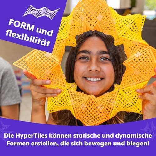 Hyperbolisches Konstruktionsspielzeug von Fun In Motion Toys - 7,6 x 7,6 cm STEM 3D-Abenteuer - Unendliche Flexible Form