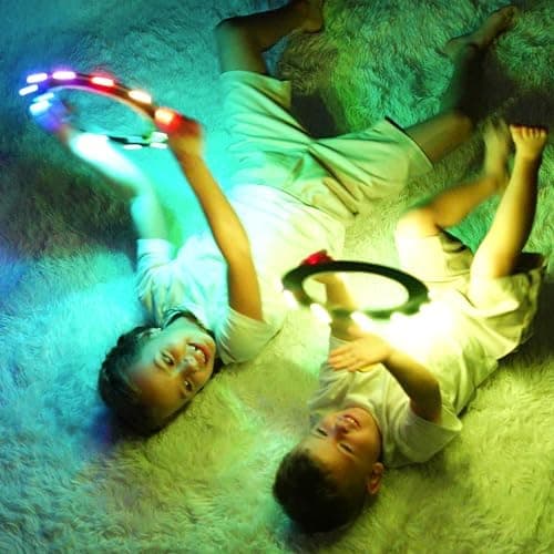 TOSY Flying Ring - Mehrfarbig, superhell, wasserdicht für Pool/Strand/Camping