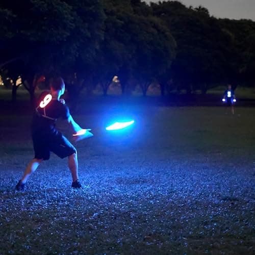 TOSY Flying Disc - 108 RGB-LEDs oder 36 einfarbig, Smart-Modi, wasserdicht für Kinder & Erwachsene, Outdoor-Spielzeug