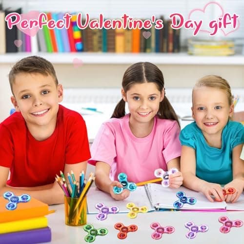 GigilliMini LED Licht Up Fidget Spinner 16er Pack für Kinder Głückwünsche zur Weihnachtsparty Glühendes Spielzeug für Go