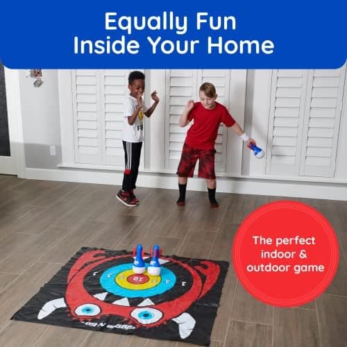 Giggle N Go Hochwertige aufblasbare Dartspiele: Outdoor-Spiele für Familie und Kinder