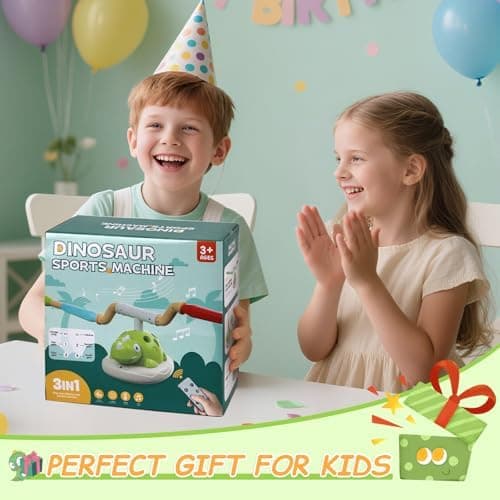IMAYCC 3 in 1 Indoor Outdoor Spiele für Kinder: Ringwurf, Rakete und Seilspringmaschine - 4 Geschwindigkeiten, musikalis