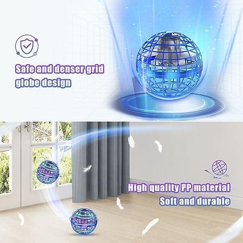 Fliegender Balls 2025 LED Beleuchtung GeschenkefürJungenMädchen6-12JahreBlau  
Fliegender Balls 2025 Orbi Ball Drohne Sp