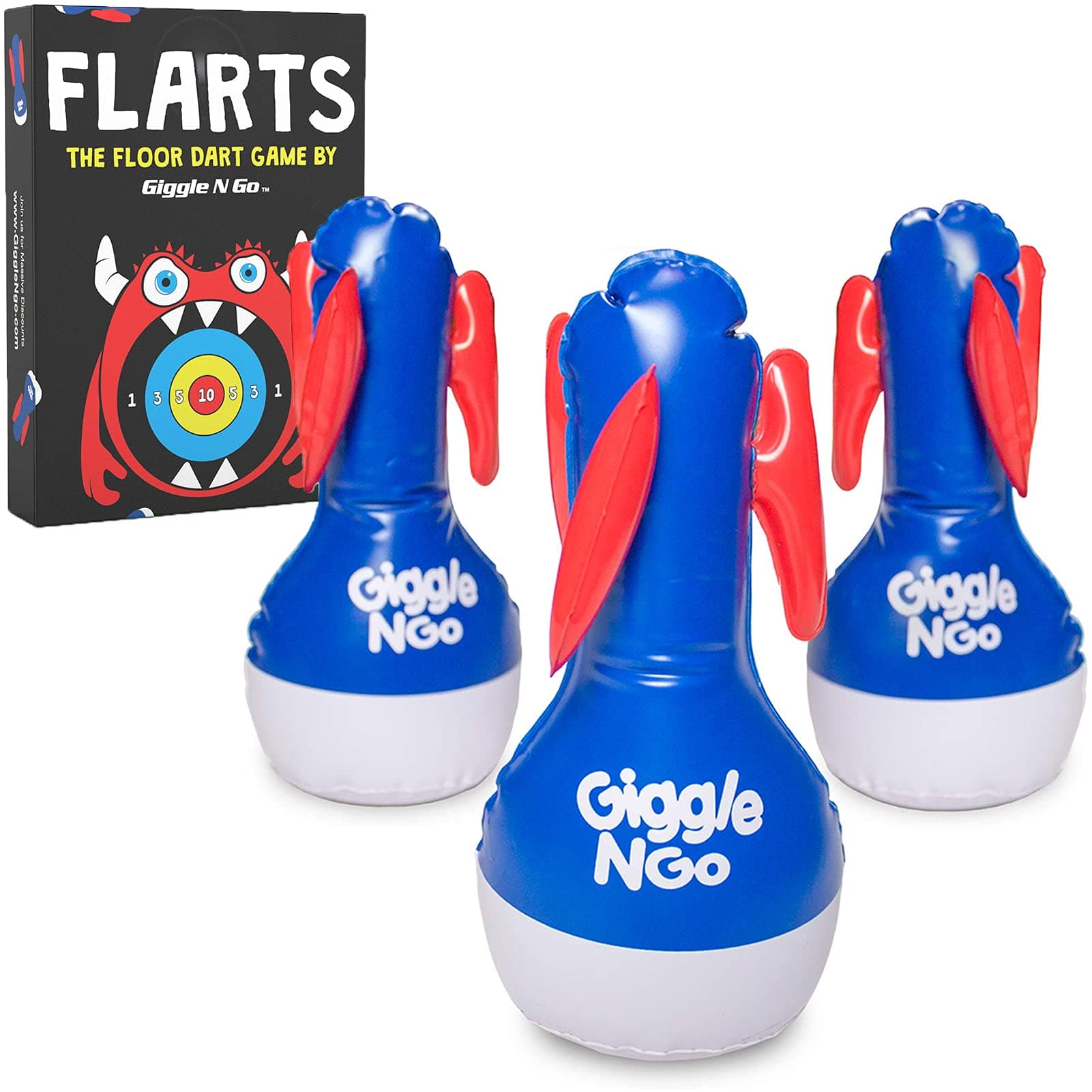 Giggle N Go Hochwertige aufblasbare Dartspiele: Outdoor-Spiele für Familie und Kinder
