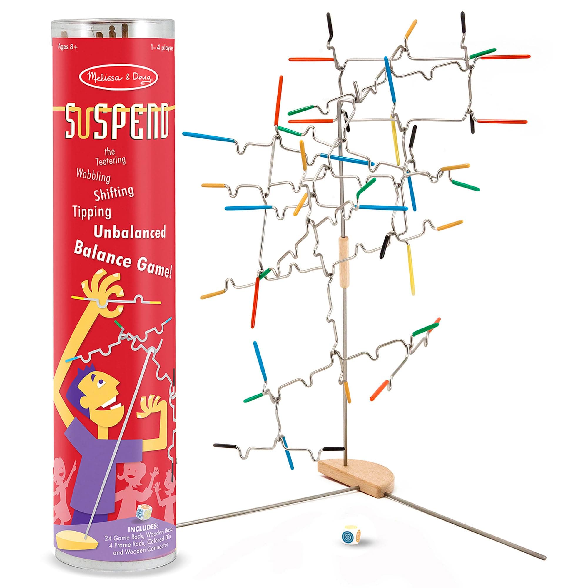Melissa & Doug Suspend Geschicklichkeitsspiel - 31 Teile - Für Kinder ab 8 Jahren und die ganze Familie - FSC zertifizie